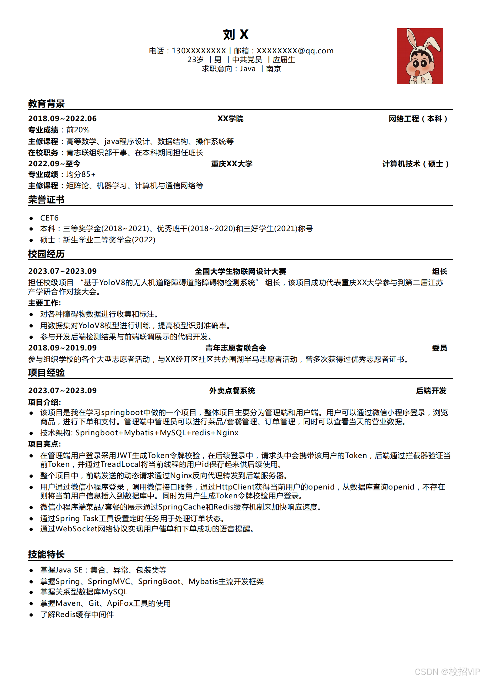 java开发简历模板下载(java开发的简历的项目怎么介绍)